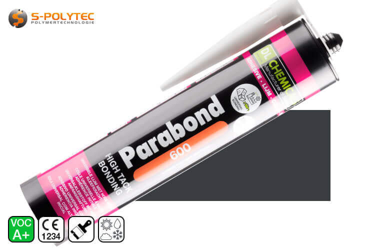 MS-Polymer Parabond 600 grau ist ein Montagekleber mit enormer Anfangshaftung