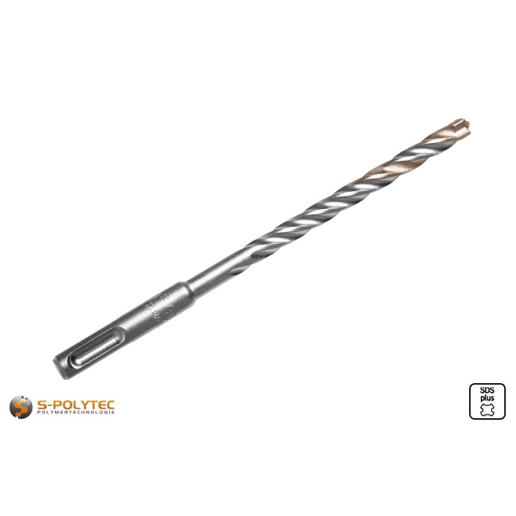 8mm SDS plus Hammerbohrer mit Vierschneiden-Bohrkopf aus Vollhartmetall in 8mm x 110/160mm