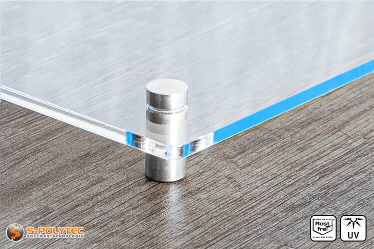 Abstandshalter Edelstahl 10x15mm schraubbar | S-Polytec