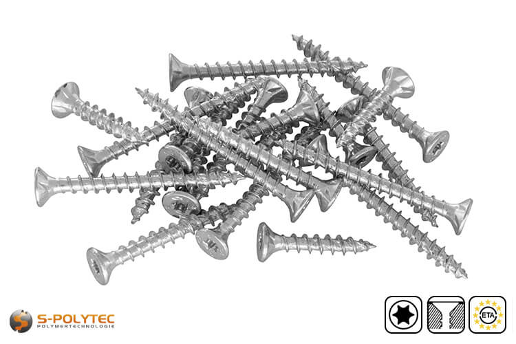 Senkschraube fischer PowerFast II Ø 4,5mm mit Vollgewinde in verschiedenen Gewindelängen