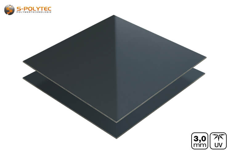 Alu Verbundplatten mit einseitig matter / glänzender Oberfläche