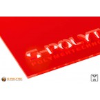 Die passenden Acrylglas Rot fluoreszierend gelasert direkt dazu kaufen