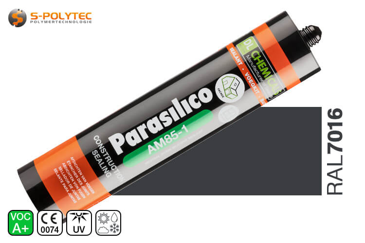 Silikon Parasilico AM-85-1 Anthrazit RAL 7016 (Anthrazitgrau)