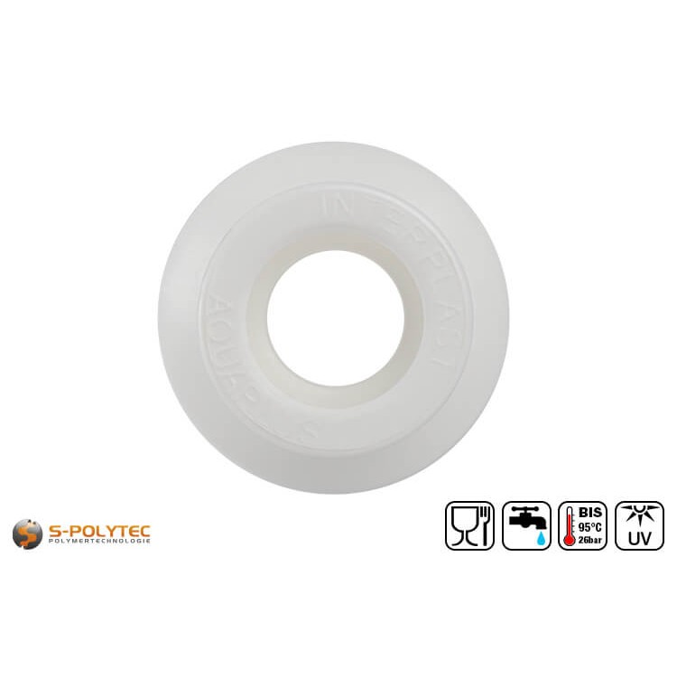 Die Aqua-Plus PP-R Reduzier-Muffe 25/20 eignet sich zur Durchmesserreduktion zweier PP-Rohre von 25mm auf 20mm Durchmesser