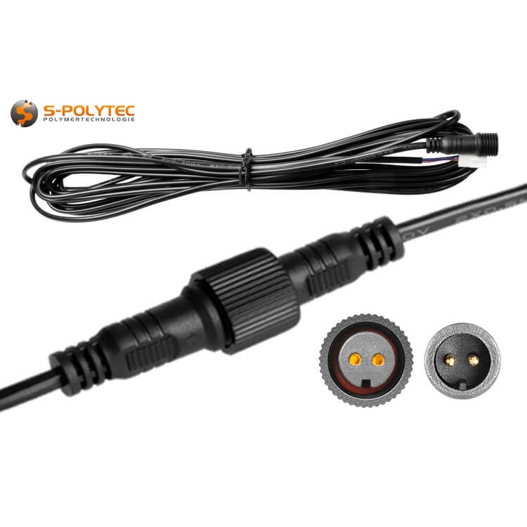 Im Set sind alle notwendigen Kabel, ein LED-Power-Controller und eine Funk-Fernbedienung enthalten