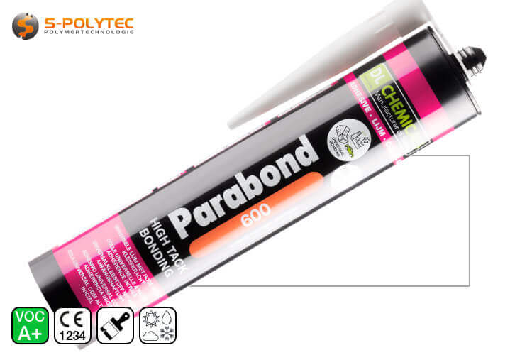 MS-Polymer Parabond 600 weiß ist ein Montagekleber mit enormer Anfangshaftung