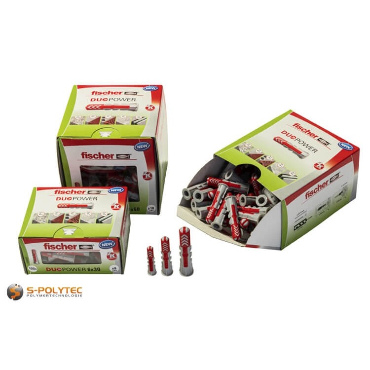 fischer Universaldübel DuoPower Ideal zur Putzschichtüberbrückung