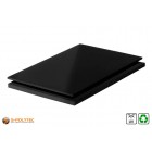 Polyethylen (PE-UHMW, PE-1000) Platten schwarz aus Recyclingmaterial mit glatter Oberfläche in Stärken von 10mm - 80mm als Standardplatte 2,0 x 1,0 Meter