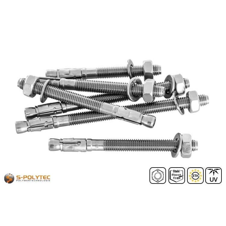 Fischer Bolzenanker FAZ II mit 10mm Nenndurchmesser in verschiedenen Nutzlängen