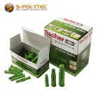 fischer Universaldübel UX Green ist zu mindestens 50% aus biobasierten Kunststoffen