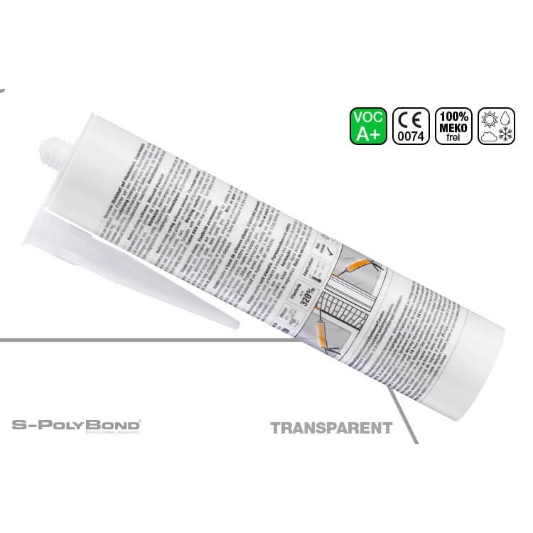 Farbloses Silikon auf Alkoxy-Technologie von S-Polybond Silikonprofi