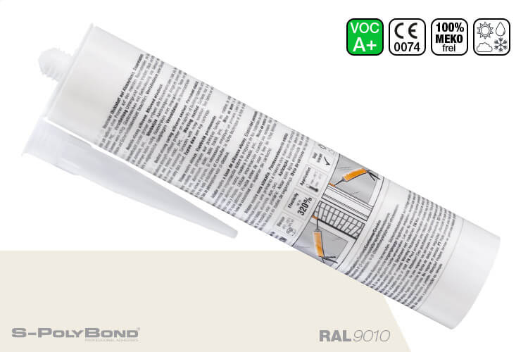 S-Polybond SILIKONprofi Alkoxy-Silikon Reinweiß (RAL 9010)
