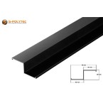 Die passenden Z-Profile aus Aluminium Schwarz (eloxiert) direkt dazu kaufen