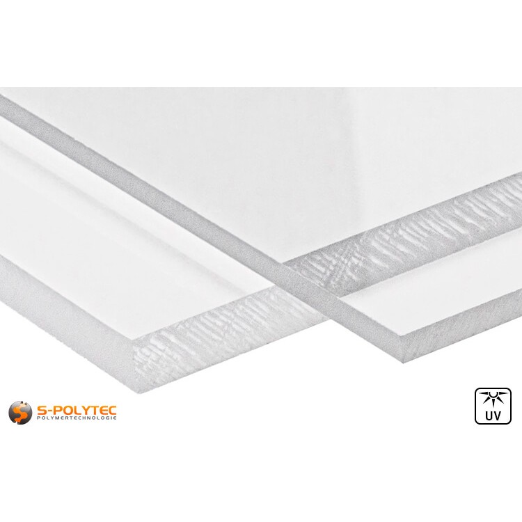 Polycarbonat Platten transparent im Zuschnitt von 3mm - 8mm Stärke