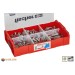 Vorschaubild Der fischer FIXtainer DuoPower enthält 120 Dübel in 6x30mm, 60 Dübel in 8x40mm und 30 Dübel in 10x50mm