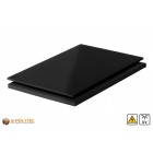 PE-EL Platten (elektrisch leitfähiges Polyethylen) in schwarz mit glatter Oberfläche in Stärken von 3mm - 60mm