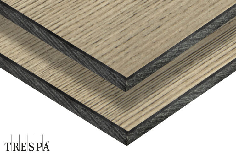 Die Trespa® Meteon® FR mit Holzoptik sind für hinterlüftete Fassadensysteme im Außenbereich geeignet