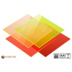 Die passenden Acrylglas GS fluoreszierend – Neon-PMMA in 4 Farben direkt dazu kaufen