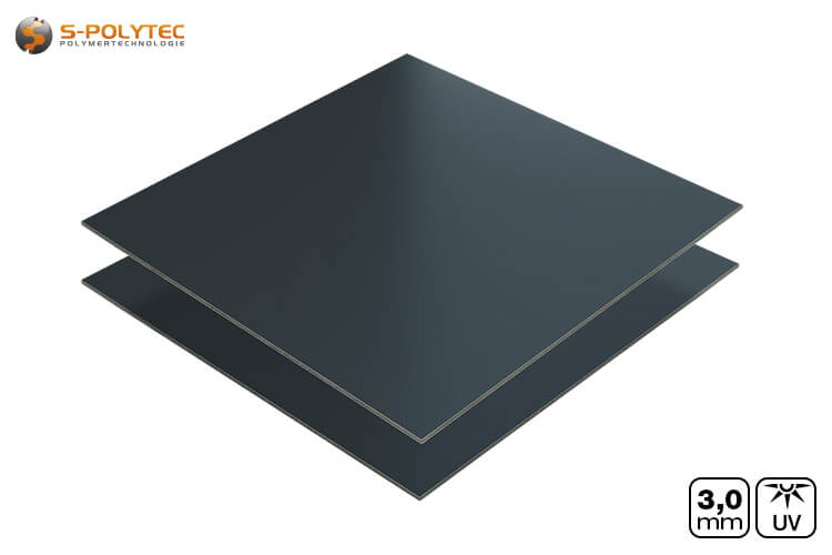Alu Verbundplatten mit einseitig matter / glänzender Oberfläche