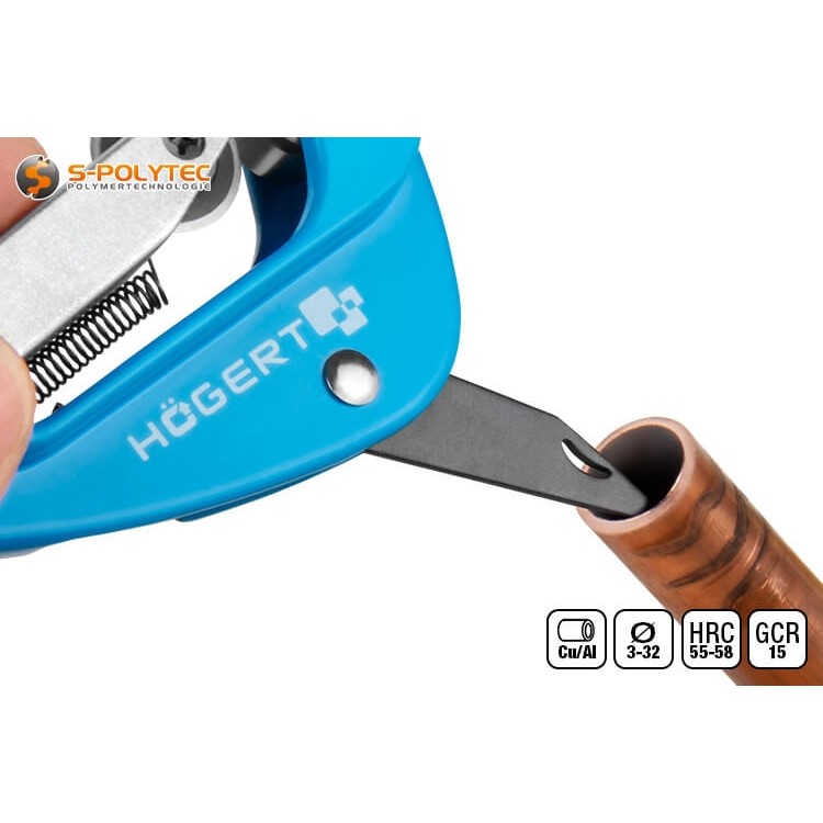 Die Einhand-Schnellfixierung kann über eine stabile Rückholfeder leicht geöffnet und geschlossen werden