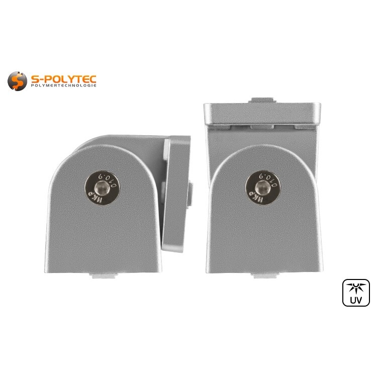 Der Winkel der Profilverbindungen kann flexibel von minus 90 Grad bis plus 90 Grad eingestellt werden