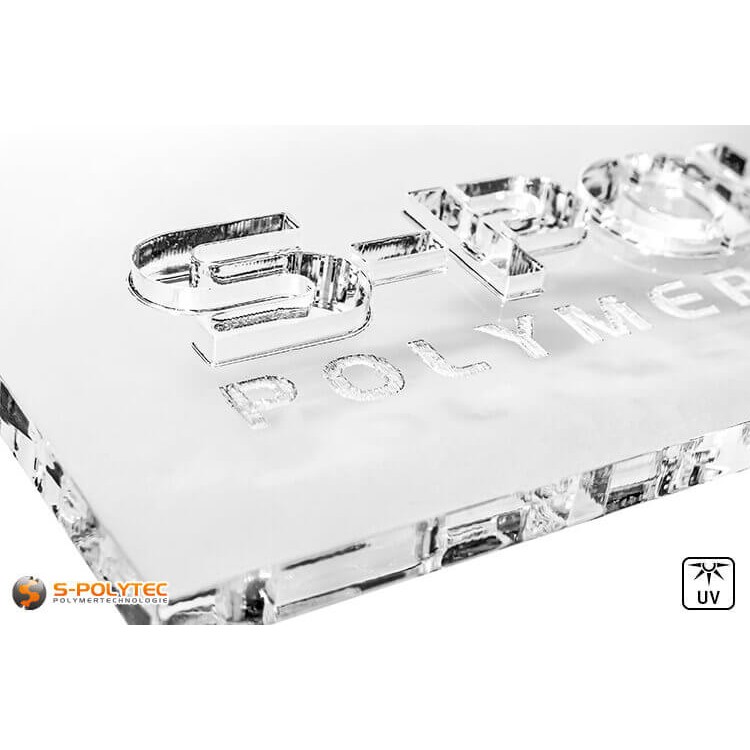 Laserteile aus Acrylglas (PMMA) in klar transparent