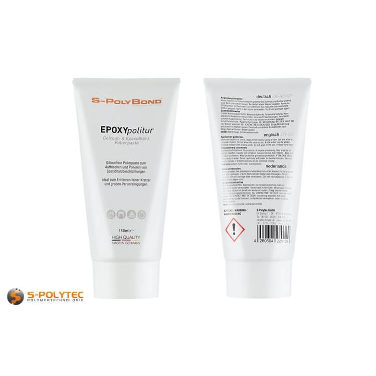S-Polybond EPOXYpolitur - Spezielle Polierpaste zum Auffrischen und Polieren von Oberflächen aus Epoxidharz