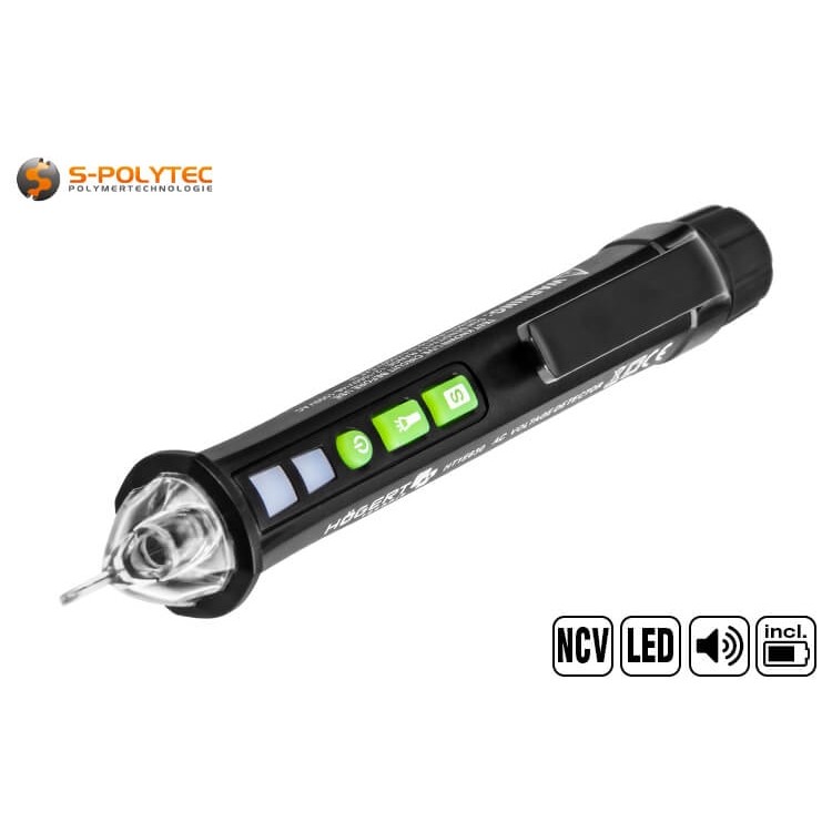 Dank integrierter Taschenlampe ist der Leitungssucher auch für Räume und Ecken ohne Lichtquelle gut geeignet