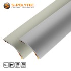 Die breiteren Übergangsprofile aus Aluminium mit glatter Oberfläche sind ideal für größere Abstände zwischen Bodenbelägen