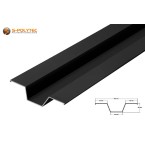 Die passenden V-Profile aus Aluminium Schwarz (eloxiert) direkt dazu kaufen
