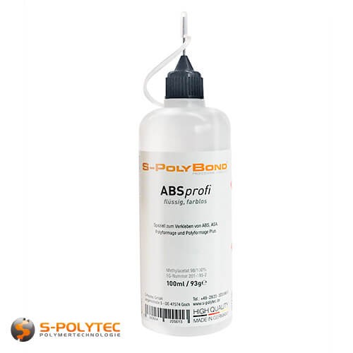 S-Polybond ABSprofi 100ml - Spezialklebstoff für das Verkleben von ABS, ASA, ASA/ABS, ABS/PMMA und viele weitere Kunststoffe