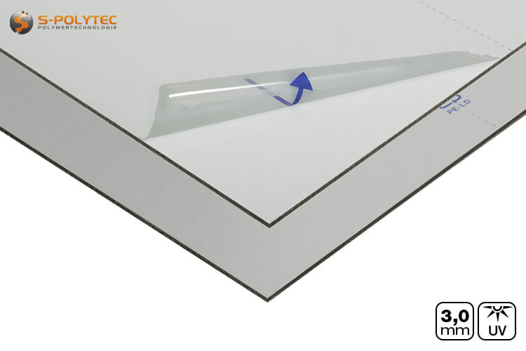 Alu-verbundplatten 3mm (auch als Alu-dibond bekannt) in silber auf Maß kaufen