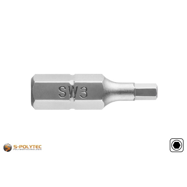 Unsere Kreuz-Bits aus S2 Stahl für Phillips-Schrauben überzeugen durch enorme Standzeiten