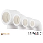 Die passenden Aqua-Plus PP-R Winkel 90° in Weiß direkt dazu kaufen