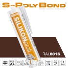 S-Polybond SILIKONprofi Alkoxy-Silikon Mahagonibraun (RAL 8016)