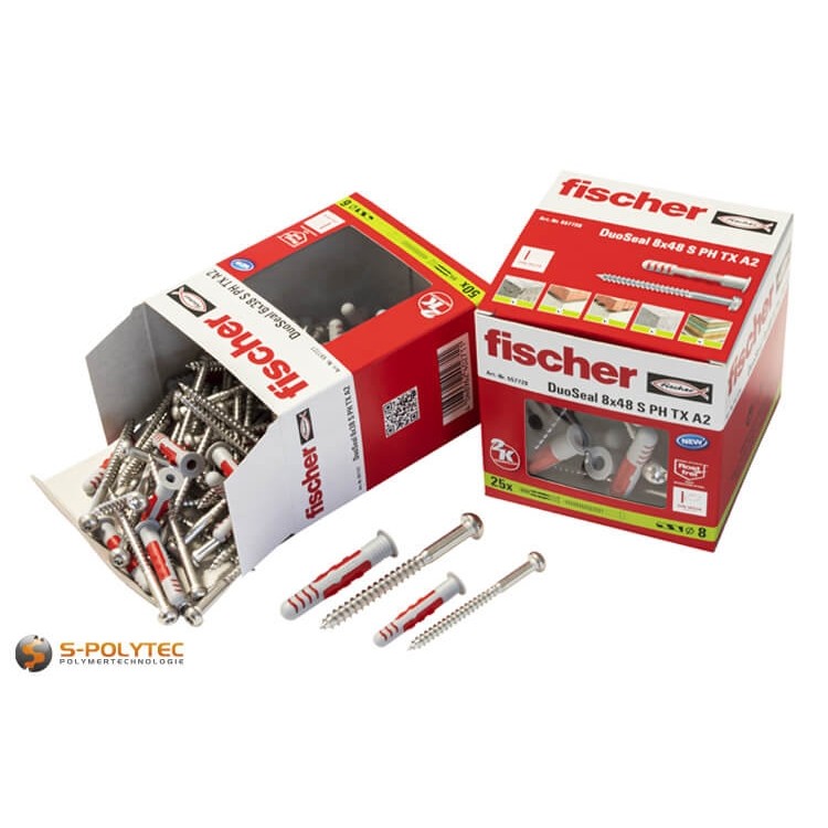 fischer Universaldübel DuoSeal ist ideal für Befestigungen in Nassbereichen