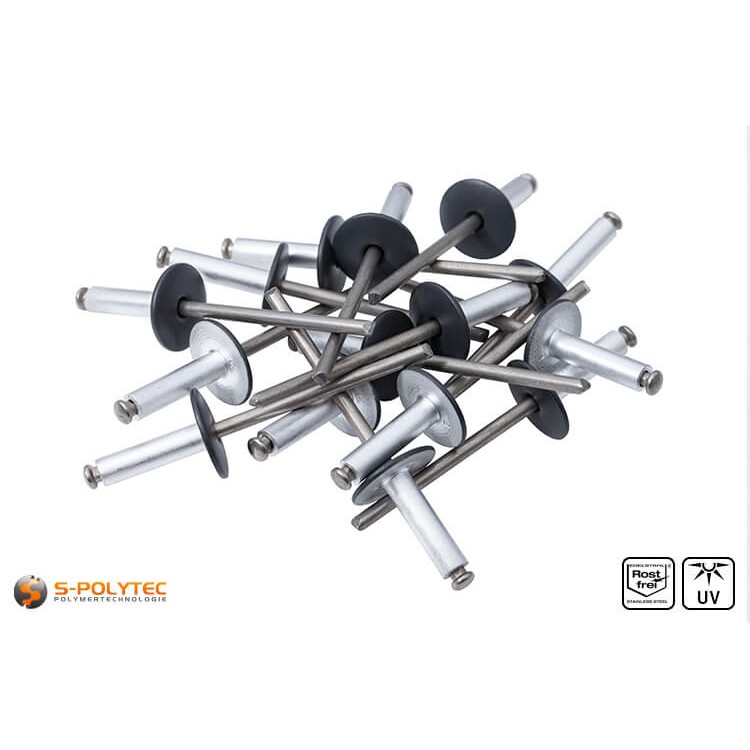 Fassadennieten zur Befestigung von HPL Platten