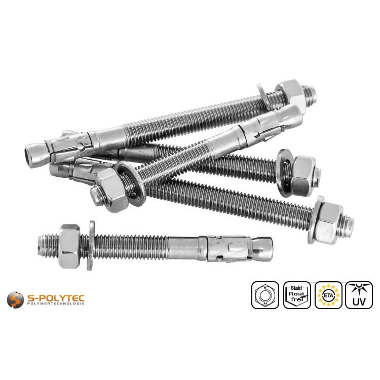 Fischer Bolzenanker FAZ II mit 12mm Durchmesser für höchste Lasten mit ETA-Zulassung	