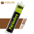 Silikon Parasilico AM-85-1 hellbraun in RAL8003 (Lehmbraun)