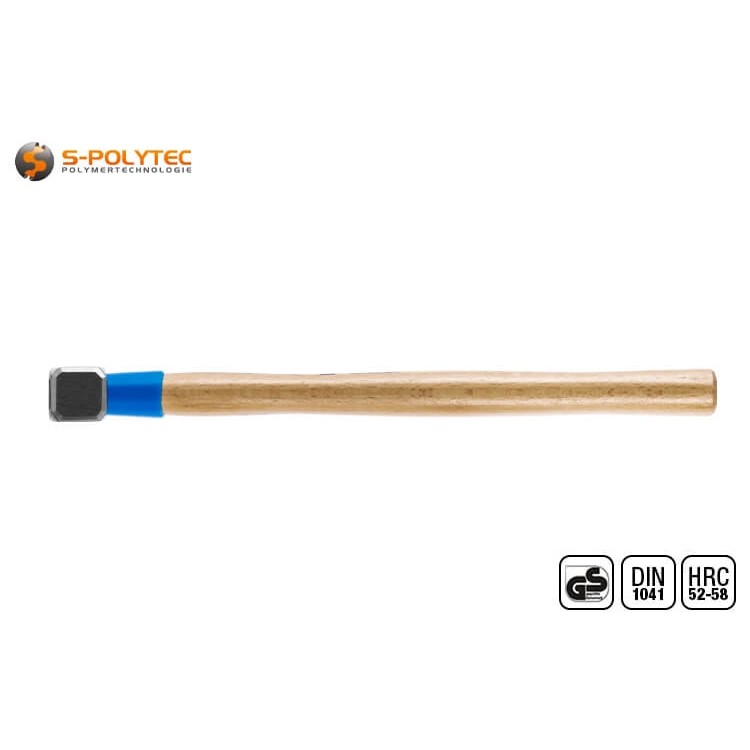 Sowohl Bahn als auch Finne weisen als Schlagfläche einen hohen Härtegrad von 52 - 58HRC auf