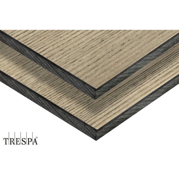 Die Trespa® Meteon® FR mit Holzoptik sind für hinterlüftete Fassadensysteme im Außenbereich geeignet