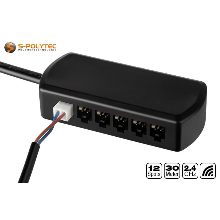 Der Hub zur smarten Steuerung der LED-Beleuchtung kann bis zu 12 LED-Spots gleichzeitig steuern