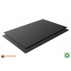 Die passenden ABS Regenerat Schwarz genarbt 2x1 Meter  direkt dazu kaufen