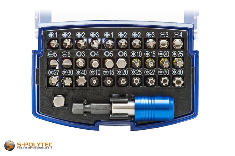 Werkzeug-Bit Set für alle gängen Schrauben (Phillips, Pozidriv, Torx, Torx-TR, Inbus)