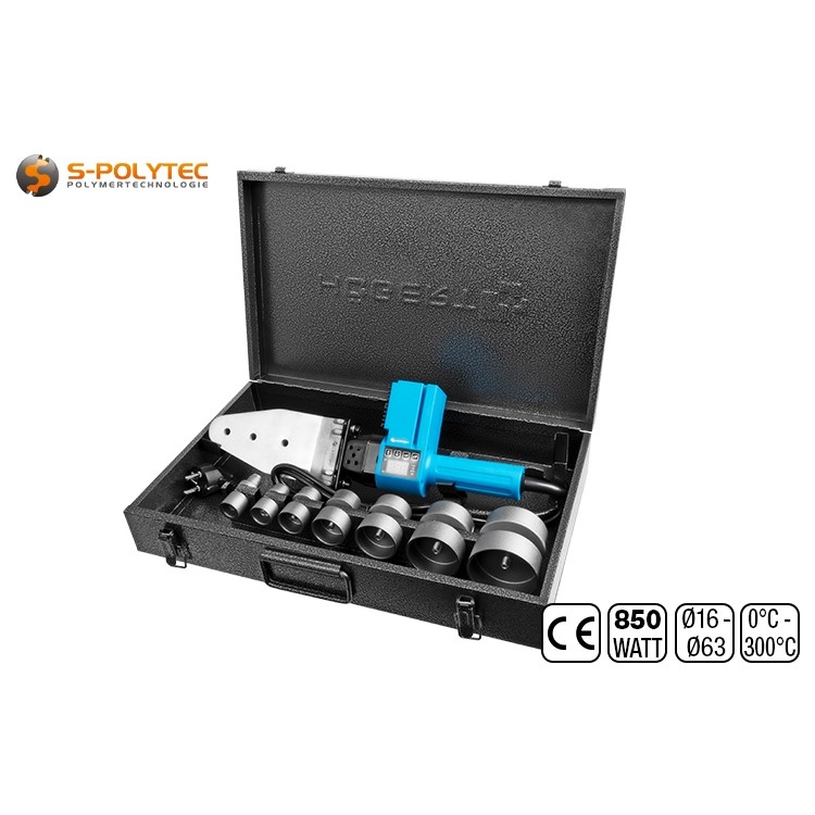 Dank der PTFE-Antihaftbeschichtungen wird ein Anhaften des heißen Rohrs am Adapter verhindert