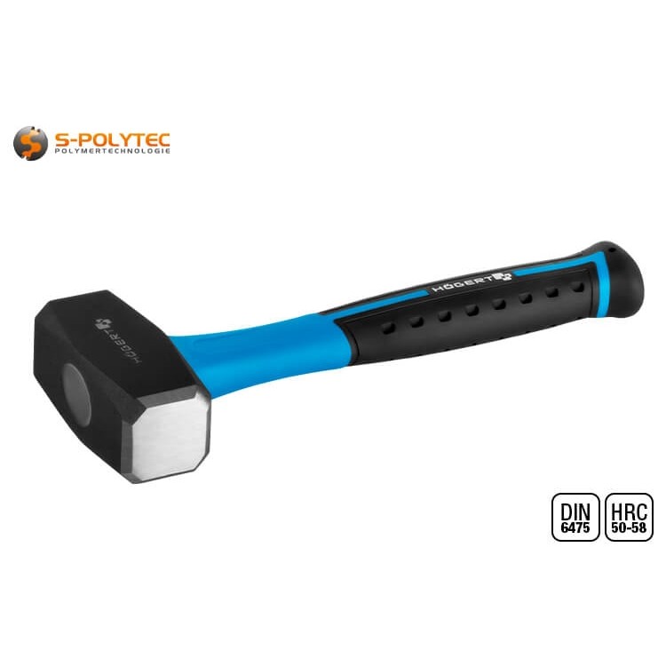 Ein Fäustel wird zum Stemmen oder Bearbeiten von Steinen, Beton und Pflastersteinen verwendet