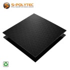 Schwarze HDPE Platte aus 100% Recyclingmaterial im Zuschnitt nach Maß