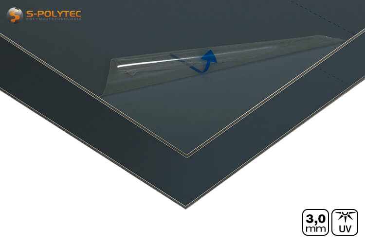 Alu Verbundplatten mit einseitig matter / glänzender Oberfläche