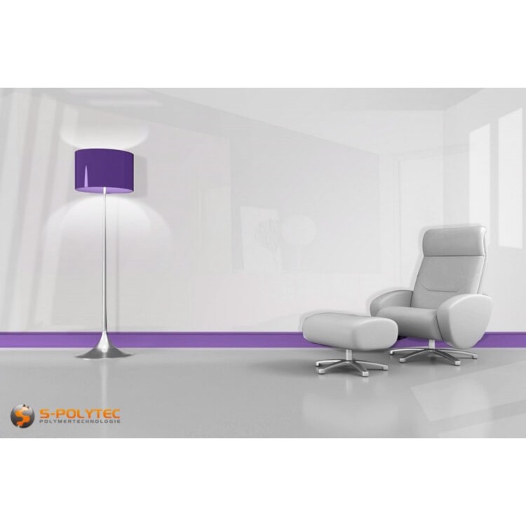 Unsere Dekorplatten in weiß mit Selbstklebung im Zuschnitt