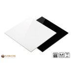 Die passenden Blickdichtes Acrylglas (opak) im Zuschnitt nach Maß – Weiß & Schwarz direkt dazu kaufen